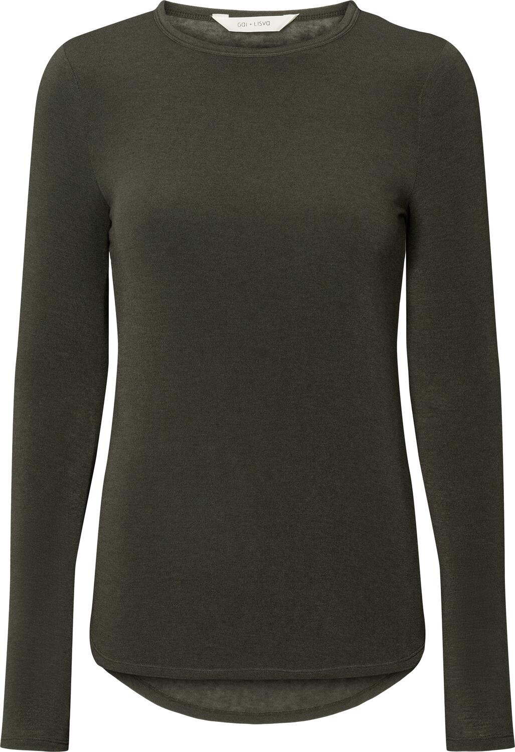 Thyra Wool langærmet t-shirt - Beluga